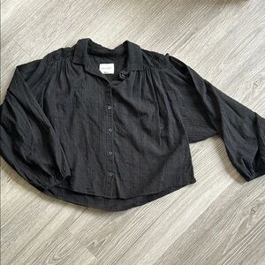 American Eagle Outfitters Women’s Textured Button Down Blouse